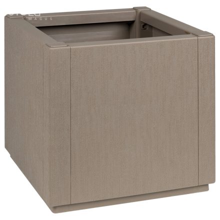vidaXL Kertitermesztő Világosbarna 36x36x35 cm PP