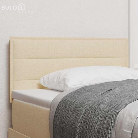 vidaXL Fejtámla Magasság állítható fejtámlával Kézi Krém 90 cm szövet