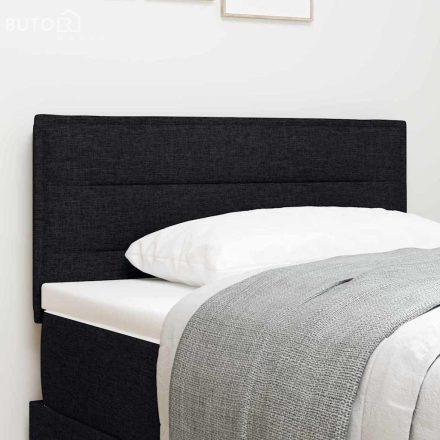 vidaXL Fejtámla Magasság állítható fejtámlával Fekete 100 cm szövet