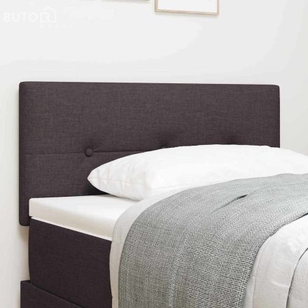vidaXL Fejtámla fejtámlával sötétbarna 80 cm szövet