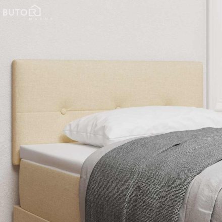 vidaXL Fejtámla fejtámlával Krém 80 cm szövet