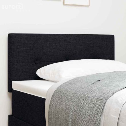 vidaXL Fejtámla fejtámlával Fekete 90 cm szövet