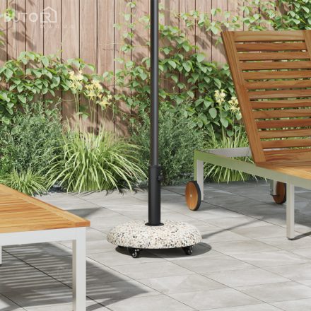 vidaXL Kerekes Napernyő Alap 37/42/52/58mm Eszközök Hőálló Szürke Beton