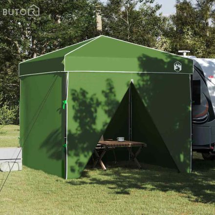 vidaXL Pop-up napernyő sátor Zöld 250 x 250 cm szövet