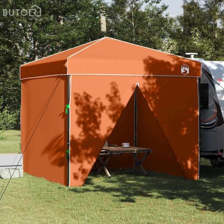 vidaXL Pop-up napernyő sátor Narancssárga 250 x 250 cm szövet