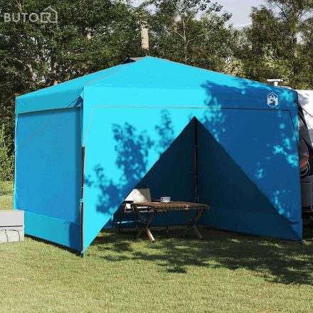 vidaXL Pop-up napernyő sátor Kék 300 x 300 cm szövet