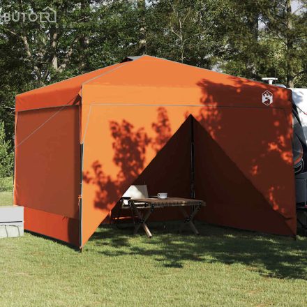 vidaXL Pop-up napernyő sátor Narancssárga 300 x 300 cm szövet
