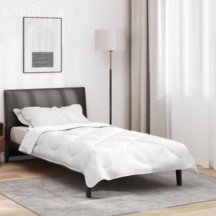 vidaXL Takart & Paplanok Fehér 140 x 220 cm Mikroszál