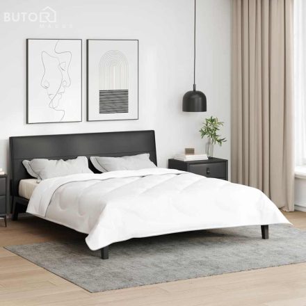vidaXL Takart & Paplanok Fehér 200 x 220 cm Mikroszál