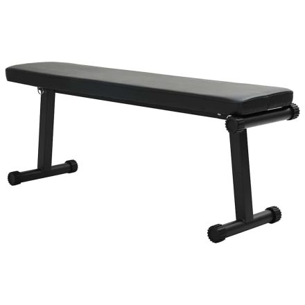 vidaXL Összecsukható súlypad 100 kg Fekete 107x27x41 cm Acél