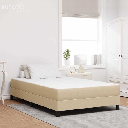 vidaXL Ágy Matrac matracmal Zöld 120 x 200 cm szövet