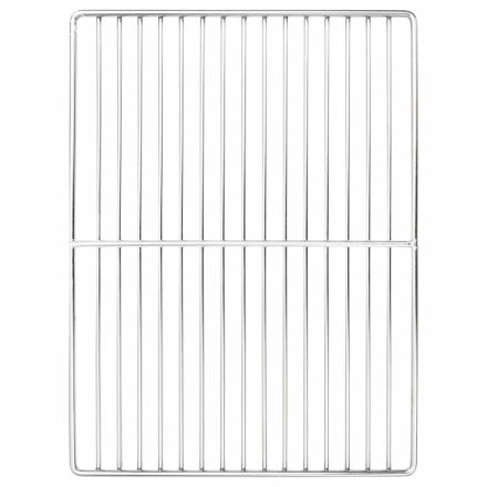 vidaXL BBQ Grill Rács Téglalap 40x30 cm 304 Rozsdamentes Acél