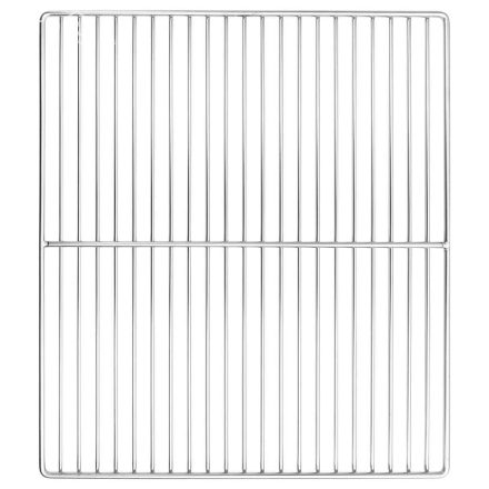 vidaXL BBQ Grillrács Fogantyúkkal Téglalap 45x40 cm Rozsdamentes acél