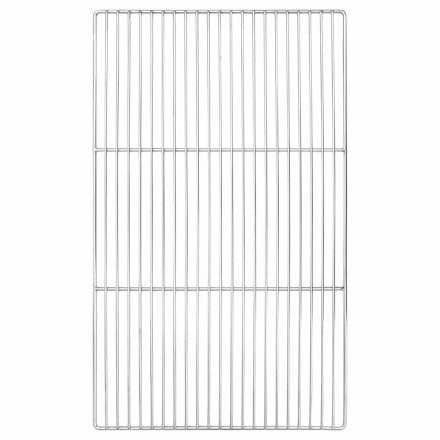 vidaXL BBQ Grill Rács Fogantyúkkal, Négyszögletes 67x40 cm, 304 Rozsdamentes Acél