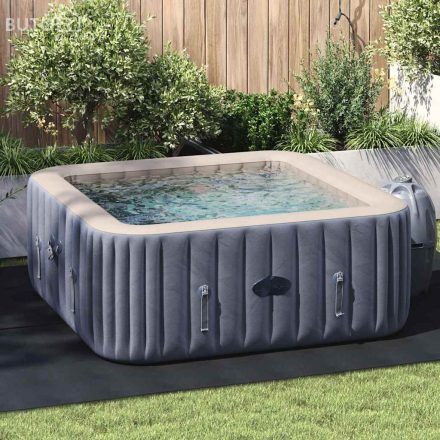 vidaXL Négyszögletes Medencefedő Fekete PVC 300 x 220 cm Tartós