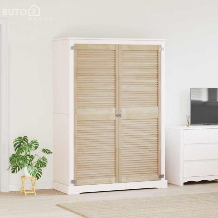 vidaXL Szekrényajtók 2 pcs Barna 170 x 59.5 x 2.1 cm Tömör fenyőfa
