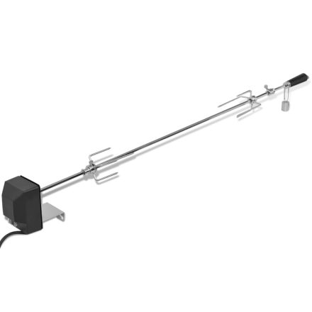 vidaXL BBQ forgónyárs motorral acél 1200 mm