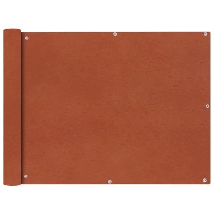 vidaXL terrakotta színű oxford szövet erkély sötétítő 90 x 600 cm