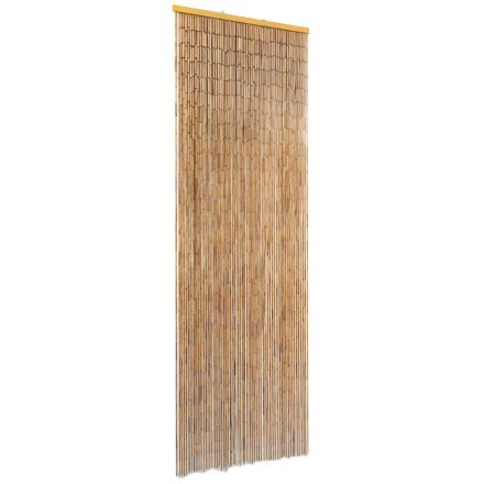 vidaXL  bambusz szúnyogháló ajtófüggöny 56 x 185 cm