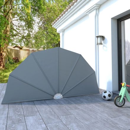 vidaXL szürke összecsukható terasz oldalárnyékoló 160 cm