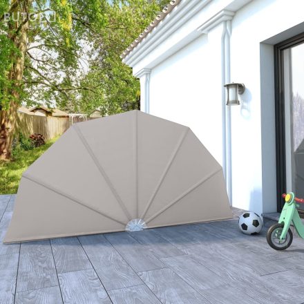 vidaXL krémszínű összecsukható terasz oldalárnyékoló 160 cm