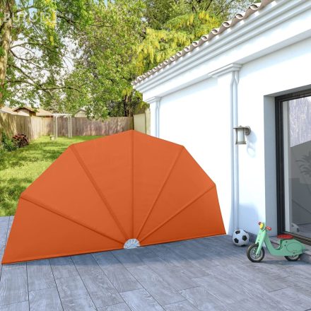 vidaXL terrakotta összecsukható terasz oldalárnyékoló 200 cm