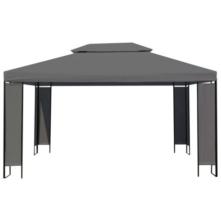 vidaXL antracitszürke pavilon 300 x 400 cm