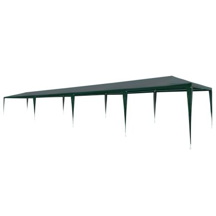 vidaXL zöld PE rendezvénysátor 3 x 12 m