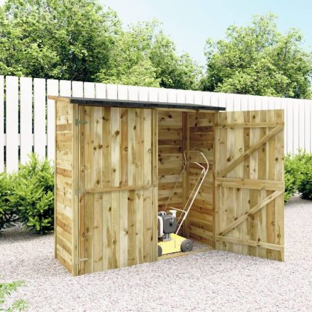vidaXL impregnált fenyőfa kerti szerszámtároló 182 x 76 x 175 cm
