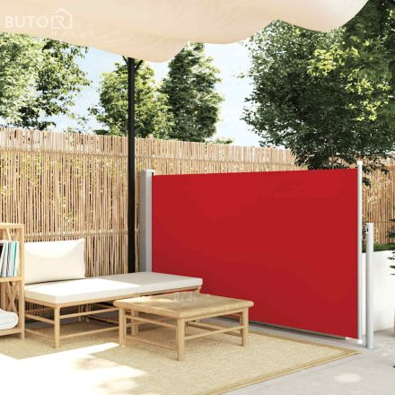 vidaXL piros behúzható oldalsó napellenző 120 x 300 cm