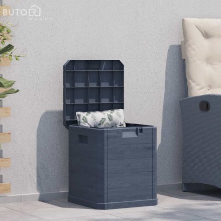 vidaXL antracitszürke kerti tárolóláda 90 L