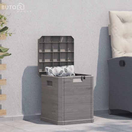 vidaXL barna kerti tárolóláda 90 L