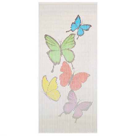vidaXL bambusz szúnyogháló ajtófüggöny 90 x 200 cm