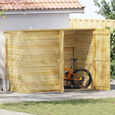 vidaXL impregnált fenyőfa kerti fészerház 232 x 110 x 170 cm