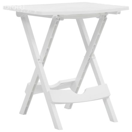 vidaXL fehér összecsukható kerti asztal 45,5 x 38,5 x 50 cm