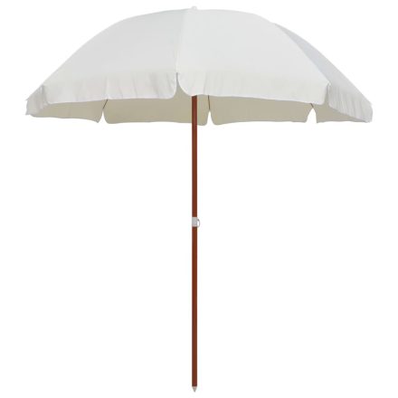 vidaXL homokszínű napernyő acélrúddal 240 cm
