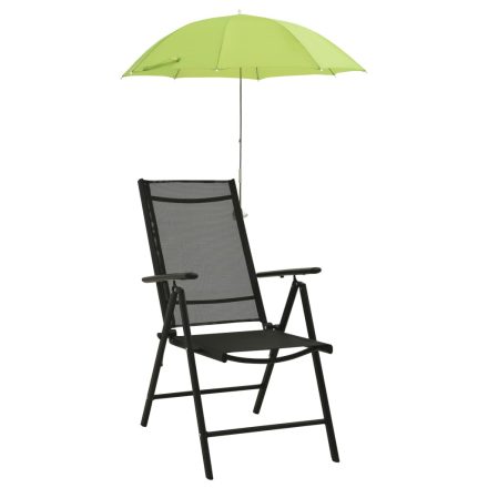 vidaXL 2 db zöld napernyő kempingszékhez 105 cm