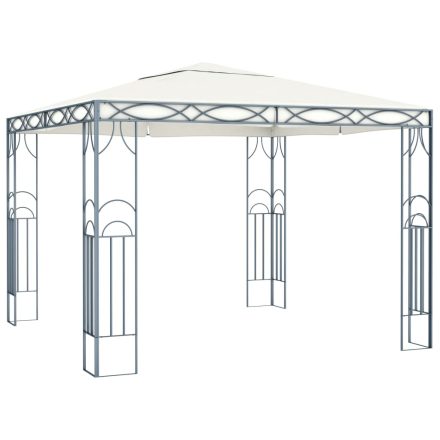 vidaXL krémszínű pavilon 300 x 300 cm
