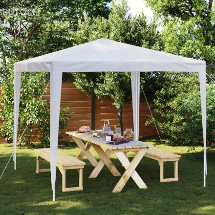 vidaXL fehér rendezvénysátor 2,5 x 2,5 m