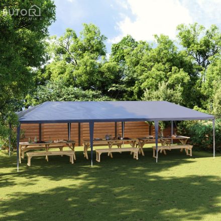 vidaXL kék rendezvénysátor 4 x 9 m