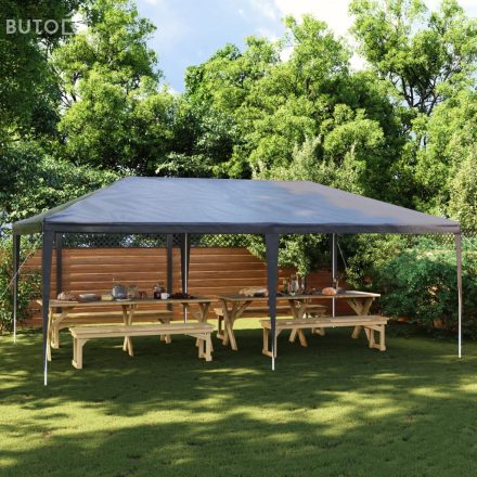 vidaXL antracitszürke rendezvénysátor 4 x 6 m 90 g/m² 