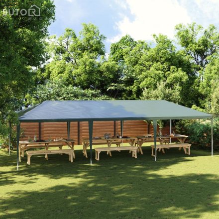 vidaXL zöld rendezvénysátor 4 x 9 m 90 g/m²