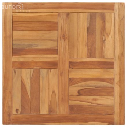 vidaXL tömör tíkfa asztallap 70 x 70 x 2,5 cm