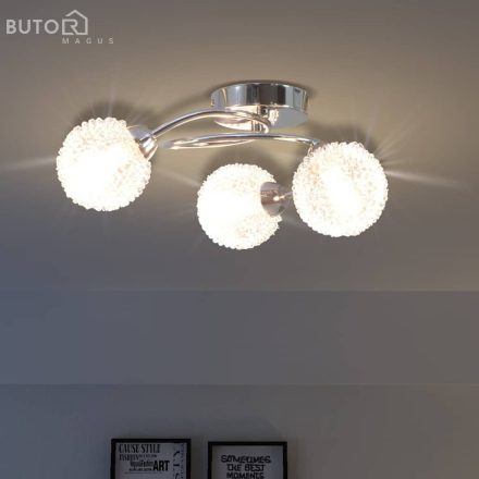 vidaXL 3 db 120 W-os G9 LED izzó mennyezeti lámpához