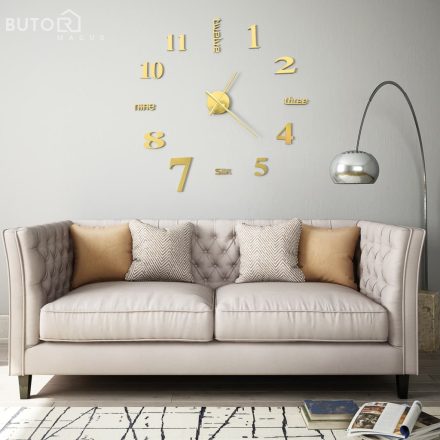 vidaXL modern arany 3D falióra 100 cm XXL