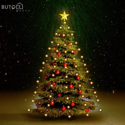 vidaXL 150 LED-es karácsonyi fényháló 150 cm