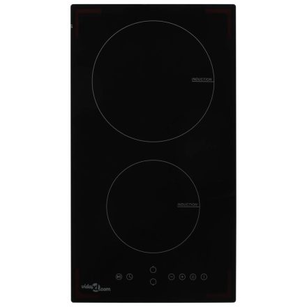 vidaXL 2 égős indukciós főzőlap érintésérzékeny vezérlőpanellel 3500 W 