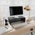 vidaXL fekete szerelt fa monitorállvány 42 x 24 x 13 cm