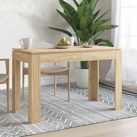 vidaXL sonoma tölgy színű szerelt fa étkezőasztal 120 x 60 x 76 cm
