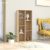 vidaXL sonoma tölgy színű szerelt fa könyvszekrény 50x25x106 cm